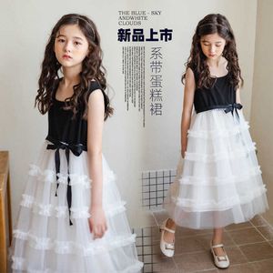 Abito senza maniche increspato per ragazze coreane per adolescenti Cici Boutique Abbigliamento Elder School Vestido 210529