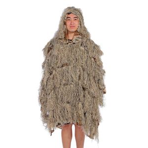 Hunting Sets Camouflage Cloak Jungle Ghillie Suit Desert Woodland Sniper Birdwatching Poncho
