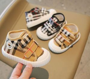 Newborn Boys Girls First Walkers Soft Sole Plaid Baby Shoes Infants Antislip Casual Shoes sneakers 1-3years