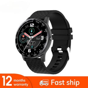 Morefit H30 Smart Watch Sports Men Round Screen Smartwatch IP68 Waterproof Fitness Tracker 20days Battery life For Android IOS