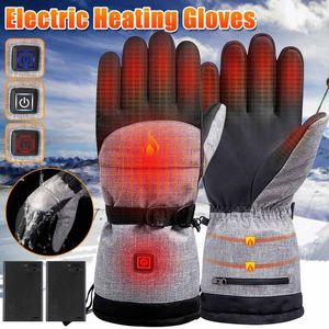 Ski Handschuhe Winter Outdoor Arbeit USB Hand Handschuh Wärmer Elektrisch Beheizt Radfahren Motorrad Wasserdichte Heizung