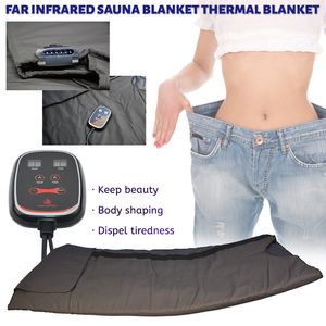 Cobertor de sauna para perda de peso térmica spa aquecida cobertores emagrecimento drenagem linfática queima de celulite