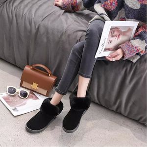 Kobiety Buty Snow Winter Black Dmuchanie Szare Damskie Buty Boot Butter Cieple Trenerzy Sportowe Sneakers Rozmiar 36-40 05