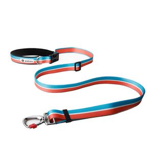 Hands Free Dog Leash Running Jogging Justerbar Midja Bälte Elastisk Pet Traction Rope Puppy Training för små medelstora stora hundar 210712