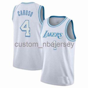 Herren Frauen Jugend Alex Caruso # 4 2021 Swingman Jersey Nähte benutzerdefinierte Name Jede Zahl Basketball-Trikots