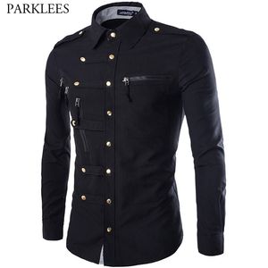 Brand Men Shirt Fashion Design Mens Slim Fit Cotton Dress Stylish Long Sleeve s Chemise Homme Camisa Masculina 210721