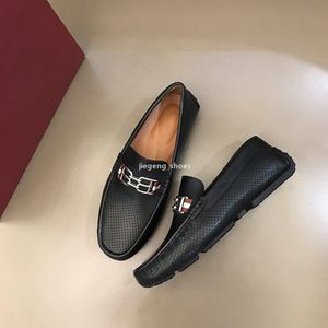 Wholesale best office gifts resale online - Best Quality Luxury designer office shoes colors real leather Gift mens Racer business office dress classic shoes size