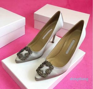 Designer-festa sapatos de casamento noiva mulheres senhoras sandálias moda sexy vestido sapato bico fino salto alto couro glitter