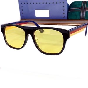 Occhiali da sole polarizzati classici a strisce quadrate alla moda UV400 Occhiali protettivi unisex personalizzati 0431SEyewear Frame uomo donna 57-16-150 Custodia full-set con bordo Pure-Plank importato