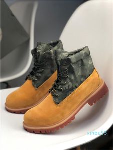 Fashion Outdoor Boots Classic Man Brown Women Booties Size US 5.5-11 Premium Wheat Nubuck Winter Boottes Yellow Red Black Blue Pink