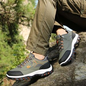 2021 Top Quality Brand Men Hiking Shoes Leather Men's Casual Shoes Outdoor Mens Sport Trekking Shoes Waterproof Mens Climbing Athletic