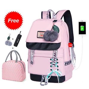 حقيبة مدرسية الأزياء للبنات الاطفال حقيبة مدرسية الأطفال Bookbag المرأة عارضة Daypack المدرسة المتوسطة حقيبة كمبيوتر محمول X0529