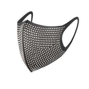 Designer-Masken für Damen, waschbar, mit steckbarem Filter, bedruckt, modische Ohrhänger-Sternmaske