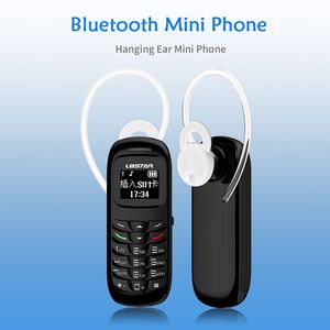 2022 GTSTAR Mini Mobiltelefon L8Star BM70 Mobiltelefon hörlurar 0.66inch OLED-skärm Bluetooth Wireless Voice Cellphone 300MAH Batteri