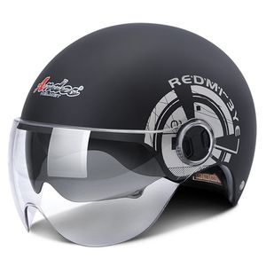 Elétrica Rbike Dual Lente Visores de Lente Capacete Homens Homens Mulheres RCCCle Scooter Scooter Moto Casco