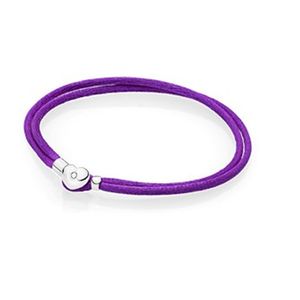 NUOVO 2021 100% 925 Sterling Silver Purple Crown Bracciale Fit DIY Original Fshion Jewelry Gift