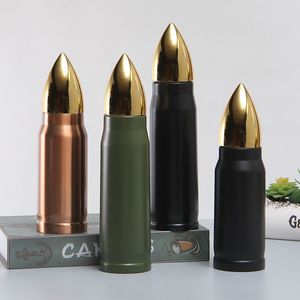 350ml 500ml Bullet Thermos Boccette isolate sotto vuoto Bottiglia di caffè d'acqua Mantenere calde e fredde Tazze a razzo Tazza per bevande militari