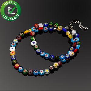 Moda Charme Pulseira Declaração Cadeia Colar De Luxo Designer Jóias Mulheres Mens Pulseiras Colorido Frisado Acessórios Vintage Presente de Natal