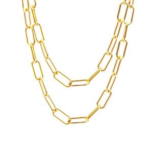 Zilveren kleur gouden kleur roestvrijstalen ketting voor sieraden maken slot door meter groothandel m kettingen