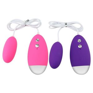 Vibrator 10 Geschwindigkeiten Leistungsstarkes Vaginalball-Sexprodukt Fernbedienung Vibrierendes Ei Sexspielzeug für Frauen AAA-Batterien P0818