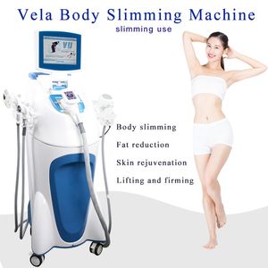 Vertical Vela Slim Fat Shaping Machine Vacuum Rolling Body Massager Rf Face Vacuum Pen Facial Lifting Sculping Treatment