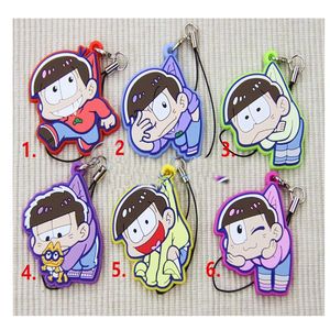 Schlüsselanhänger 1 Stück Osomatsu-san Herr Osomatsu San Karamatsu Ichimatsu De Llaveros Telefongurte Tasche Autoschlüsselhalter Portachiavi