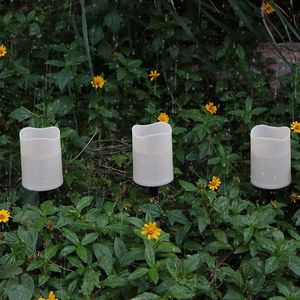 Wholesale candle pieces resale online - Candles Or Pieces Flameless Battery Solar With Waterproof Function Outdoor Garden Decoration Night Lamp LED Candle Light