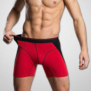 4pcs/lot Cotton Long Leg Men's Boxer Underwear Cuecas Calzoncillos Pants Men Shorts Loose Calecon Pour Homme Mens Boxers XXXL SH190906