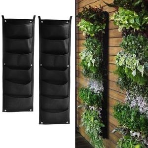 NEW DESIGN Vertical Hanging Garden Planter Flower Pots Layout Waterproof Wall Hanging Flowerpot Bag Perfect Solution