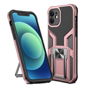 Robuste Rüstungstelefonhüllen TPU PC Metall 3-in-1-Handyhülle für iPhone 14 13 12 Mini 11 Pro Max X Xs Xr 7 8 SE2020 Samsung S20 S21 S22