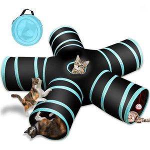 Via Tubo venda por atacado-Túnel brinquedo de gato brinquedo vias colapsible pet tube com saco de armazenamento para gatos cachorrinho coelhos cobaia interior e exterior