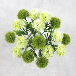 Konstgjorda blommor Green Real Touch Dandelion Fake Simulation Plants Plastic Flower Home Wedding Decoration Längd 25 cm DB690