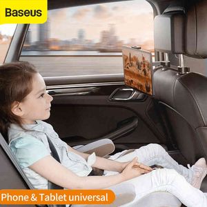 BASEUS Geri Koltuk Braketi 4.7-12.3 inç için Cep Telefonu Tablet Hardrest Dağı Katlanabilir Klip Oto Araba BacksEat Tutucu