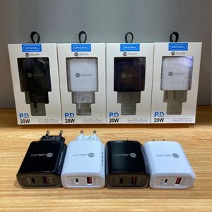 2PORT 20W USB C Настенное зарядное устройство со светодиодным QC3.0 мобильный телефон быстрая зарядка Type-C PD адаптер перемещения для всего телефона высокое качество