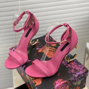 Women shoes Sandals heels fashion Beach Thick bottom Dress Shoe Alphabet lady Sandal Leather High heel slides By home011 021