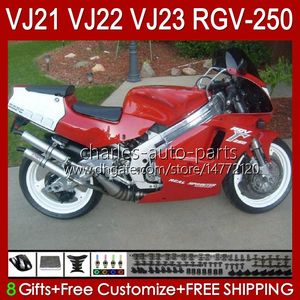 Body For SUZUKI RGV250 SAPC VJ22 RGV-250 Panel 1990 1991 1992 1993 1994 1995 1996 20HC.50 RVG250 VJ 22 RGVT-250 red factory RGVT RGV 250CC 250 CC 90 91 92 93 94 95 96 Fairing