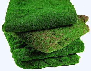 Artificial Grass Lawn Fake Moss Simulation Green Plant Wall Foliage For Home Wedding Decoration