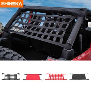 SHINEKA Top Roof Bed Waterproof Cover Rest Storage Network For Jeep Wrangler TJ JK JKU JL 1997-2019 Exterior Accessories