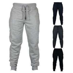 Homens joggers calças casuais de fitness calças esportivas bottoms moletom magro preto ginásios jogger calças pista 5xl