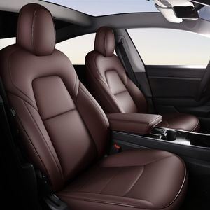 Custom Fashion Cars Special pu leather Car seat cover 1 set for Tesla model 3 interior decoration Auto parts protective case