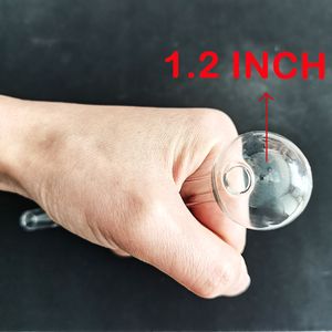 Oliebrander Dikke Pyrex 5,9 inch grote transparante glazen pijp voor roken Bubbler Tube Dot Nail Burning Jumbo-accessoires