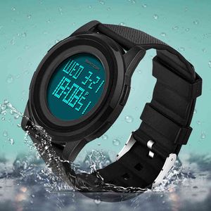 SANDA Brand 9mm Super Slim Men's Watch Luxury Electronic LED Digital Watches for Man Clock Male Wristwatch Relogio Masculino G1022