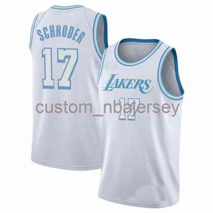Dennis Schroder #17 Jersey costurou nome personalizado de qualquer número de camisas de basquete