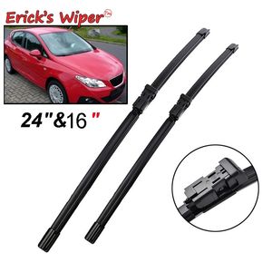 Erick's LHD Wiper Blades For SEAT Ibiza 6J 2008 - Windshield Windscreen Front Window 24''+16''