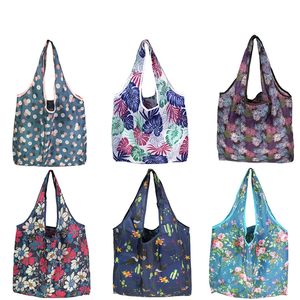 Reusable Shopping Waterproof Bag Tote Bags Environmentally Friendly Shoppings Large Capacity Supermarket Color Handbag WH0033
