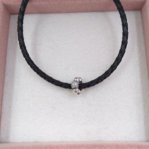 925-Silber-Schmuckherstellungsset, Zubehör für Pandora, polierter Pave-Perlen-Abstandshalter, DIY-Charm-Strang, Gold-Edelstein-Armbänder für Frauen, Teenager, Mädchen, Kette, Perlen-Halskette 798310CZ