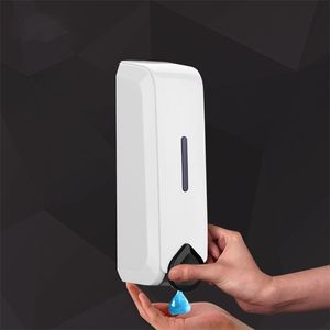 1 Piece 350ml Liquid Soap Dispenser Pump Wall-mounted Bathroom Shampoo Kitchen Hand Bottle Holder 210423