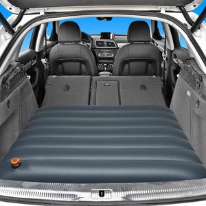 Andra interiörstillbehör Bil Uppblåsbar madrass Portable Travel Camping Air Bed Foldbar Multifunktion Trunk SUV Cars Gap Cushion Accesso