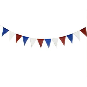 Banner Flags Independence Days triangle flag colours Swallowtail Banners American National Day Bunting streamer Party Decoration WMQ786