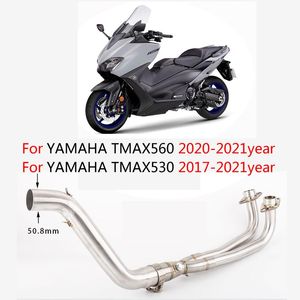 530 Tmax venda por atacado-Sistema de escape de motocicleta escapar tubos de link frontal conectando mm muffler deslizamento para Ymaha tmax560 tmax530 tmax